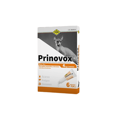 Prinovox Gatos - Tu Antiparasitario Veterinario