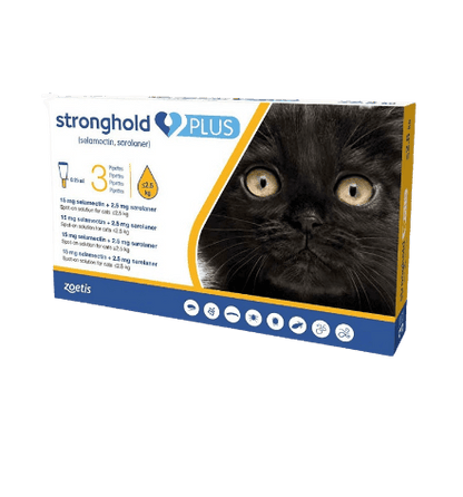 Stronghold Plus Pipetas para Gatos - Tu Antiparasitario Veterinario