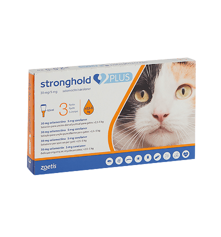 Stronghold Plus Pipetas para Gatos - Tu Antiparasitario Veterinario