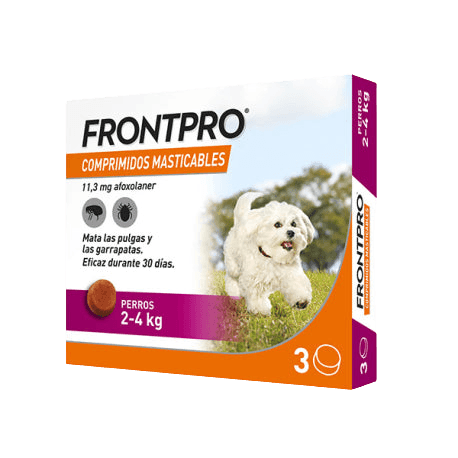 Frontpro Comprimidos Perro (3 Comprimidos) - Tu Antiparasitario Veterinario