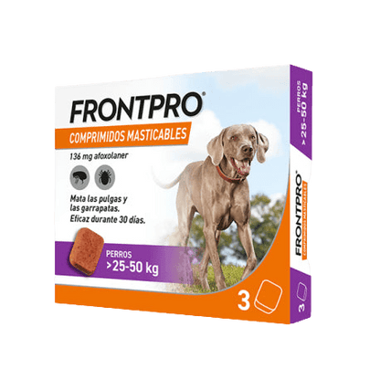 Frontpro Comprimidos Perro (3 Comprimidos) - Tu Antiparasitario Veterinario