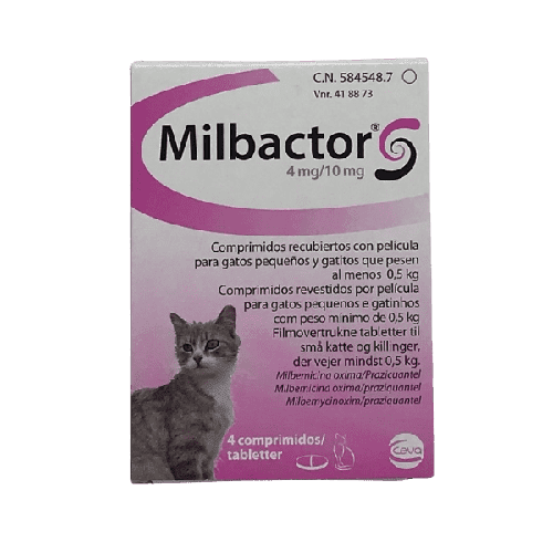 Milbactor Gatos Antiparasitario - Tu Antiparasitario Veterinario