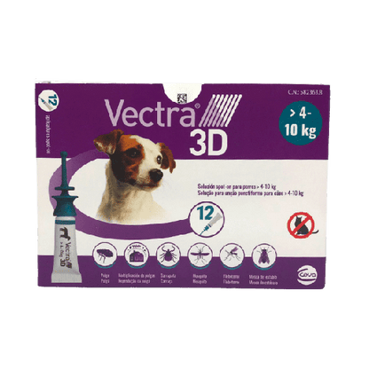 Vectra 3D Pipetas Antiparasitarias para Perro - Tu Antiparasitario Veterinario