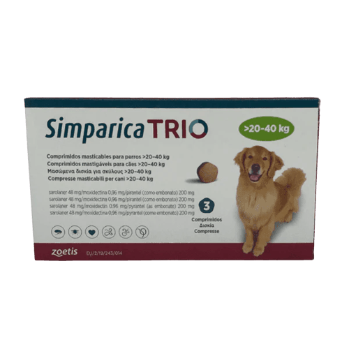 Simparica Trio Perros - Tu Antiparasitario Veterinario