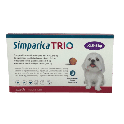 Simparica Trio Perros - Tu Antiparasitario Veterinario